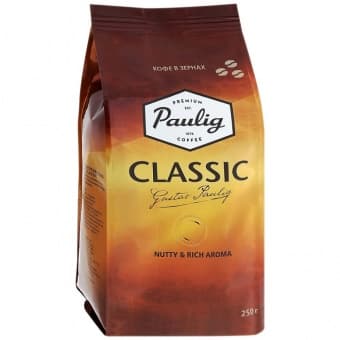 Кофе зерновой "Paulig Classic " 250 г, Paulig
