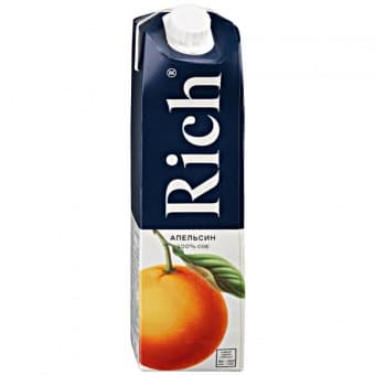 Сок апельсиновый 1л, Rich