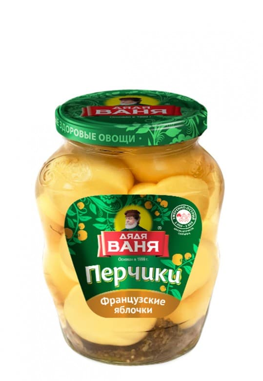 

Перчики "Французские яблочки" 680 гр, Дядя Ваня