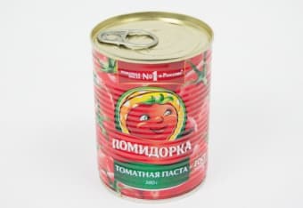 Паста томатная 25-28% 380 г, Помидорка