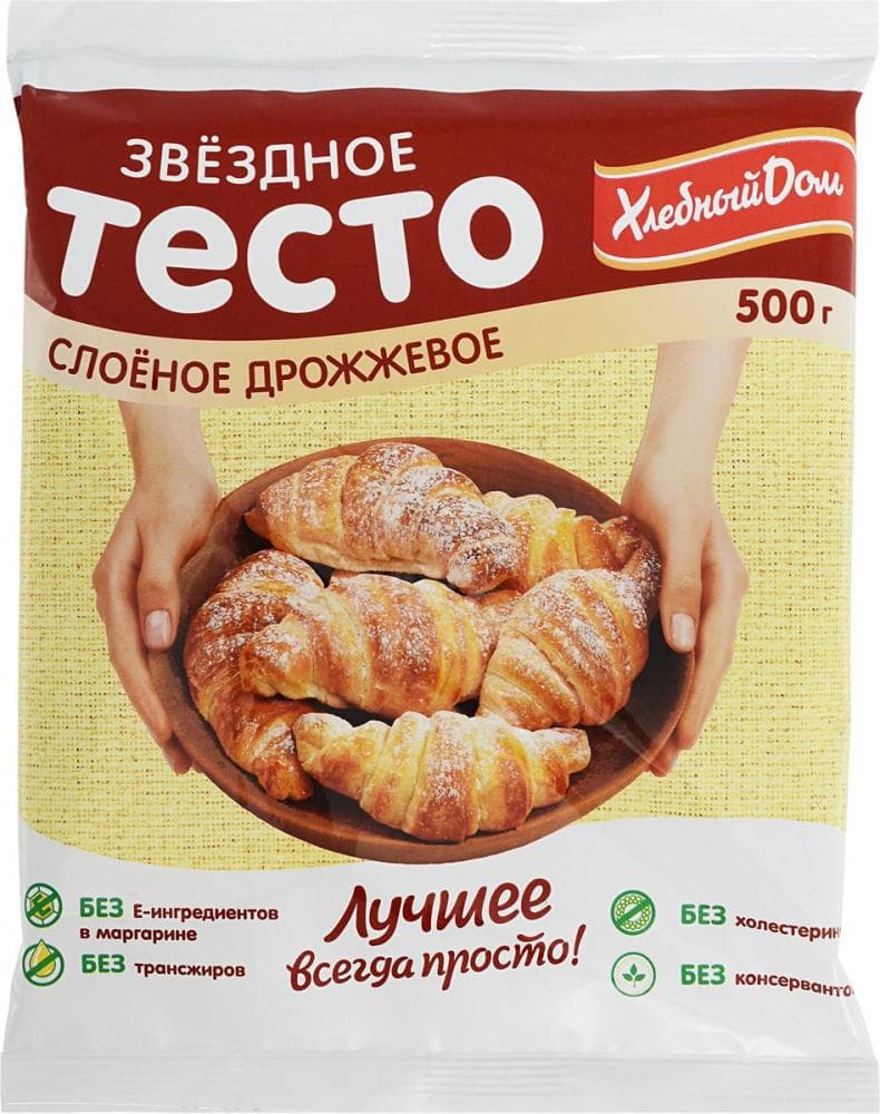 Слоёное дрожжевое тесто - пошаговый рецепт с фото | Азбука рецептов