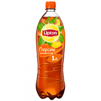 Напиток чайный чёрный холодный персик 1 л, LIPTON
