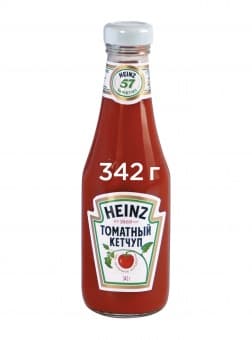 Кетчуп томатный 342 г, HEINZ