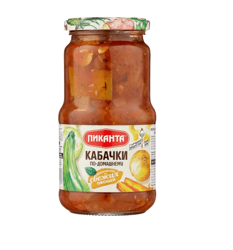

Кабачки по-домашнему 520 г, Пиканта