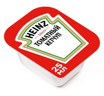 Кетчуп томатный порционный 25 мл, HEINZ