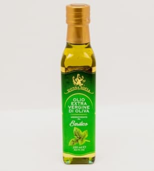 Масло оливковое Extra Virgin с базиликом 250 мл, Donna Sofia