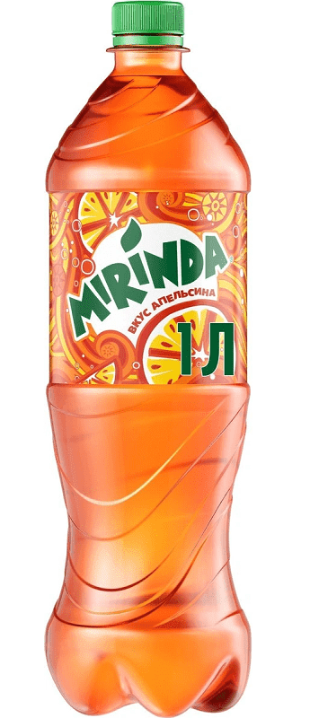 

Напиток сильногазированный «Апельсин» 1 л, Mirinda