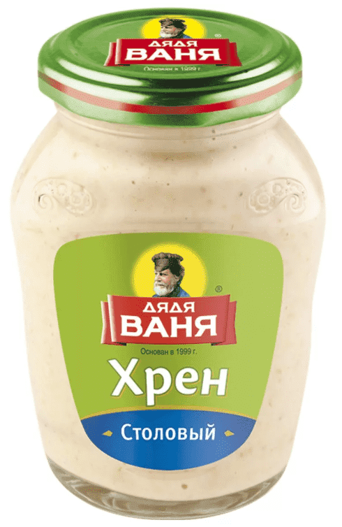 

Хрен "Столовый" 140 г, Дядя Ваня