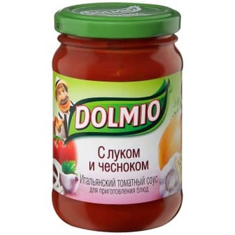 Соус томатный с луком и чесноком 350 г, Dolmio