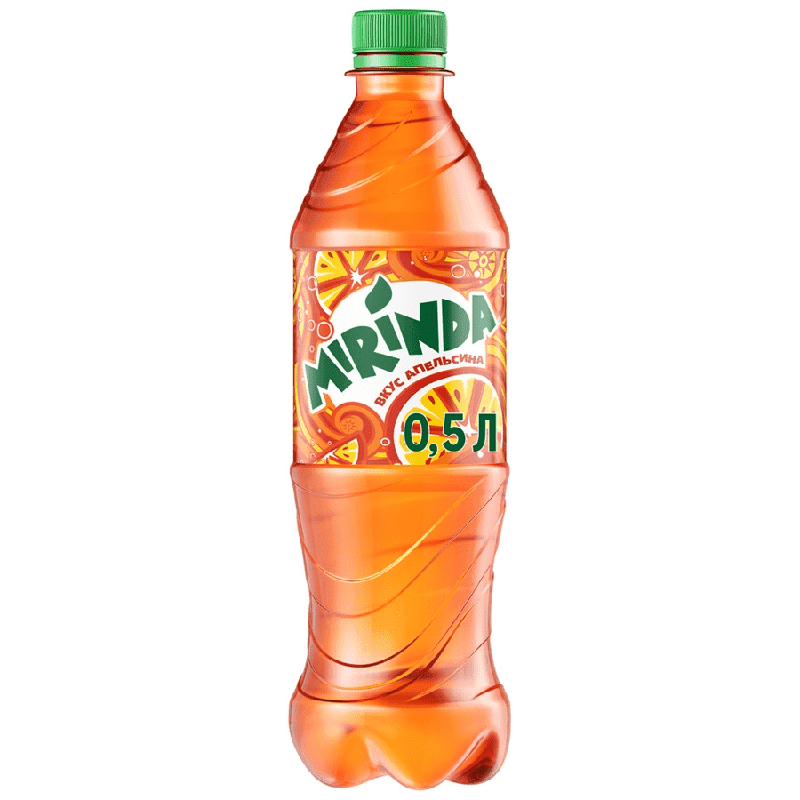 

Напиток сильногазированный «Апельсин«» 0,5 л, Mirinda