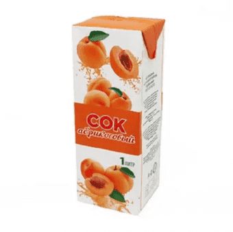 Сок абрикосовый 1 л, Ширококарамышский