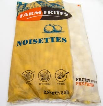 Картофельные шарики Noisettes 2,5кг c/м, Farm Frites