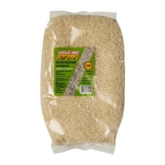 Рис белый круглозерный 900 г, Новый вкус