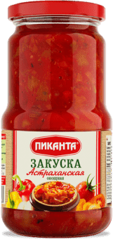 Закуска овощная Астраханская 530 гр, Пиканта