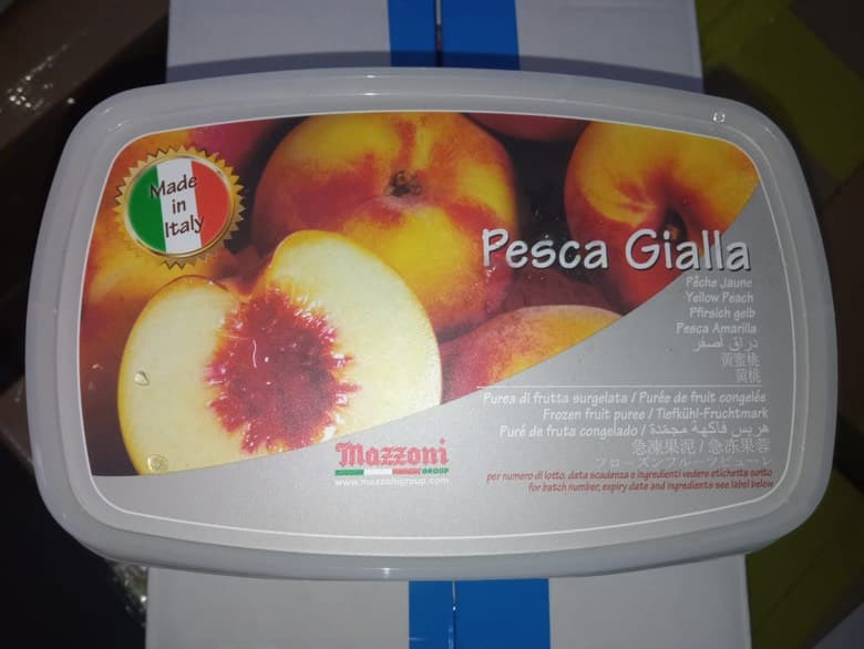 Пюре персик 1 кг с/м, Mazzoni, Италия