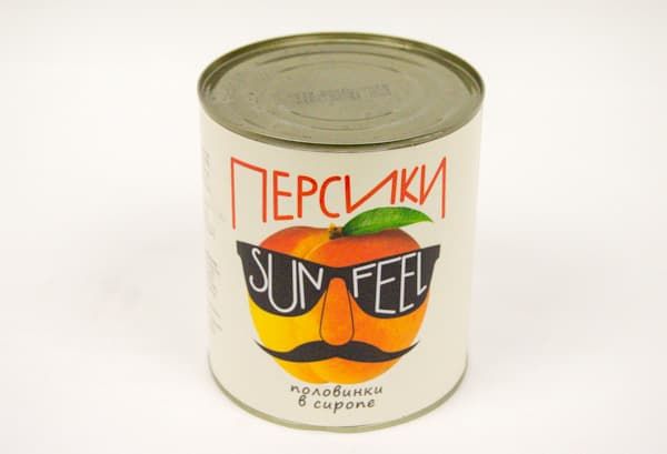 

Персики в сиропе половинки SunFeel 820 гр