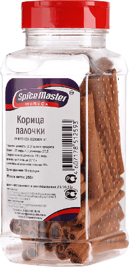

Специи корица (палочки) 200 г, Spice Master