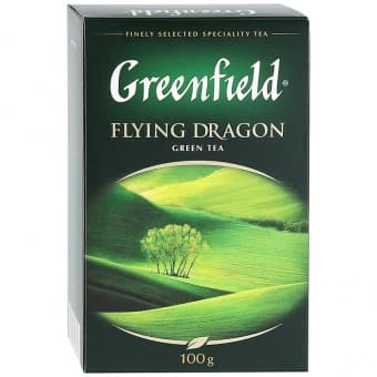 Чай зеленый листовой "Флаин Дрэгон" 100 г, Greenfield