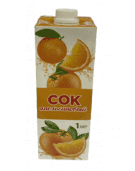 Сок апельсиновый 1 л, Ширококарамышский
