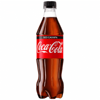 Напиток газированный без сахара «Zero» 0,5 л, Coca-Cola