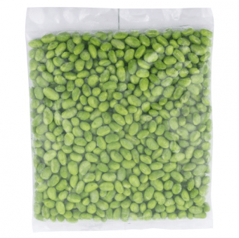 Бобы соевые зеленые Эдамаме очищенные пакет 1 кг с/м, YAKIMAL, Россия
