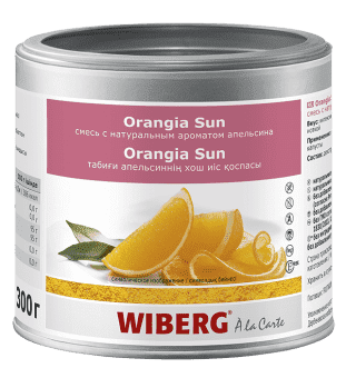 Смесь с натуральным ароматом апельсина "Orangia Sun" WIBERG 300 гр