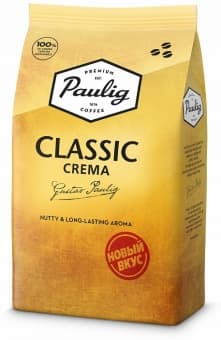 Кофе зерновой "Paulig Classic Crema" 1 кг, Paulig