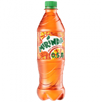 Напиток сильногазированный «Апельсин«» 0,5 л, Mirinda