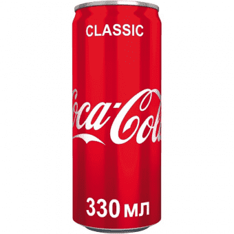 Напиток сильногазированный 0,33 л, Coca-Cola