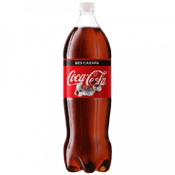 Напиток газированный без сахара «Zero» 1,5 л, Coca-Cola