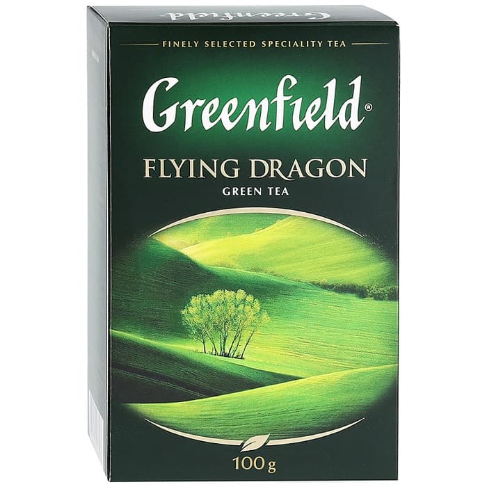 

Чай зеленый листовой "Флаин Дрэгон" 100 г, Greenfield