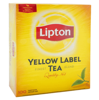Чай черный LIPTON в пакетиках 100х2г