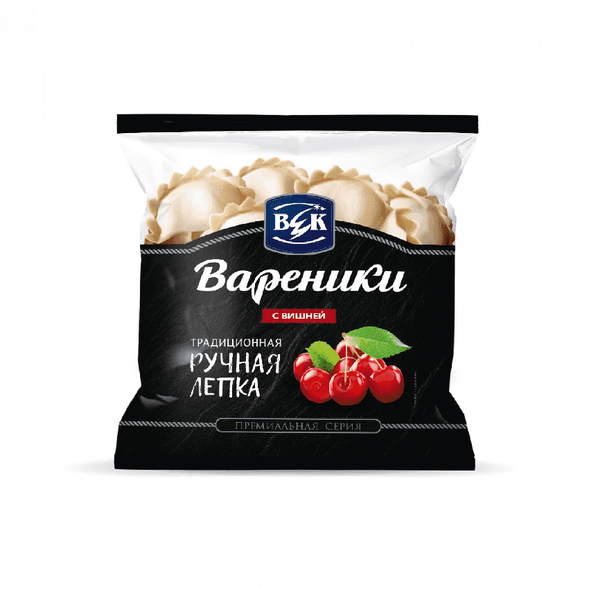 

Вареники с вишней ручная лепка 400 г с/м, ВЕК