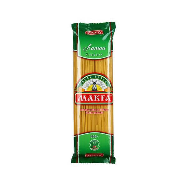 

Макароны лапша длинная 500 г, Макфа