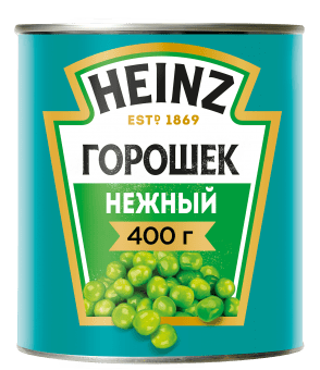 Горошек зеленый 400 г, HEINZ