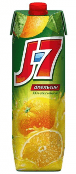 Сок апельсиновый с мякотью, 0,97 л, J7