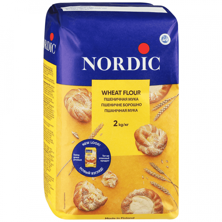 Мука пшеничная 2 кг, Nordic