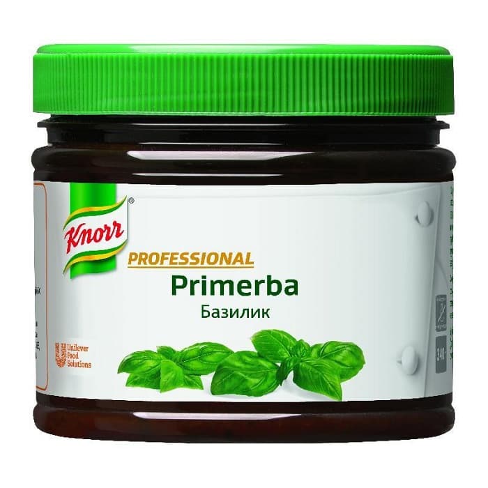 

Специи базилик в масле Primerba 340 гр, KNORR