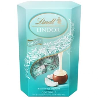 Конфеты шоколадные с кокосом Lindor 200 гр, Lindt
