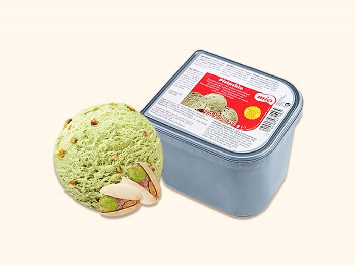 Мороженое фисташковое с кусочками фисташек 1,395 кг, MIO