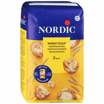Мука пшеничная 2 кг, Nordic