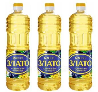 

Масло подсолнечно-оливковое рафинированное1 л, ЗЛАТО
