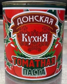 Паста томатная 25% 800 г ж/б, Донская кухня, Россия