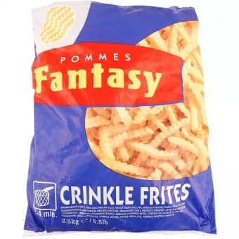 Картофель фри волнистый Fantasy 2,5кг с/м, Farm Frites